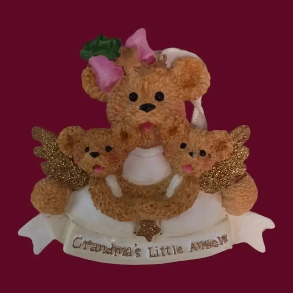 Hallmark & kurt Adler set of 2 christmas ornaments grandma & grandaughter - Picture 8 of 10